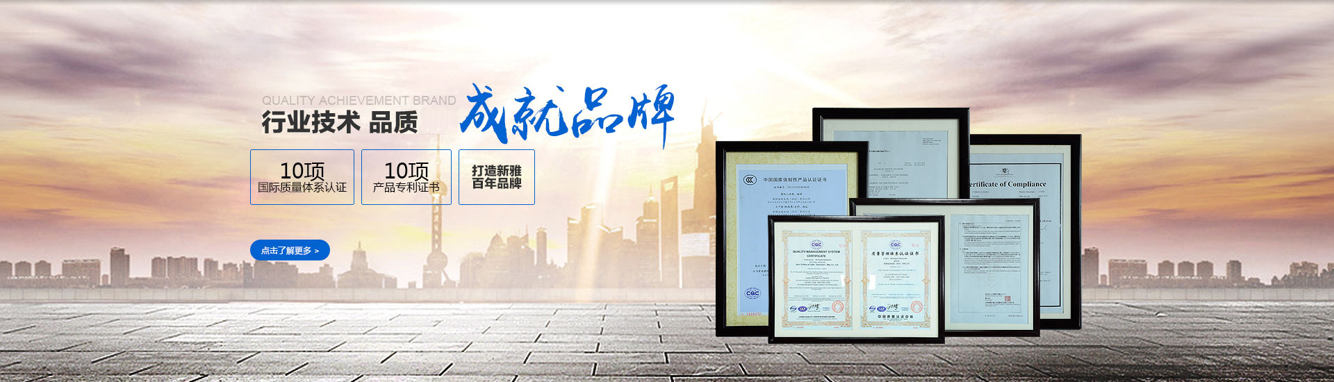 領(lǐng)先行業(yè)技術(shù) 品質(zhì)成就品牌